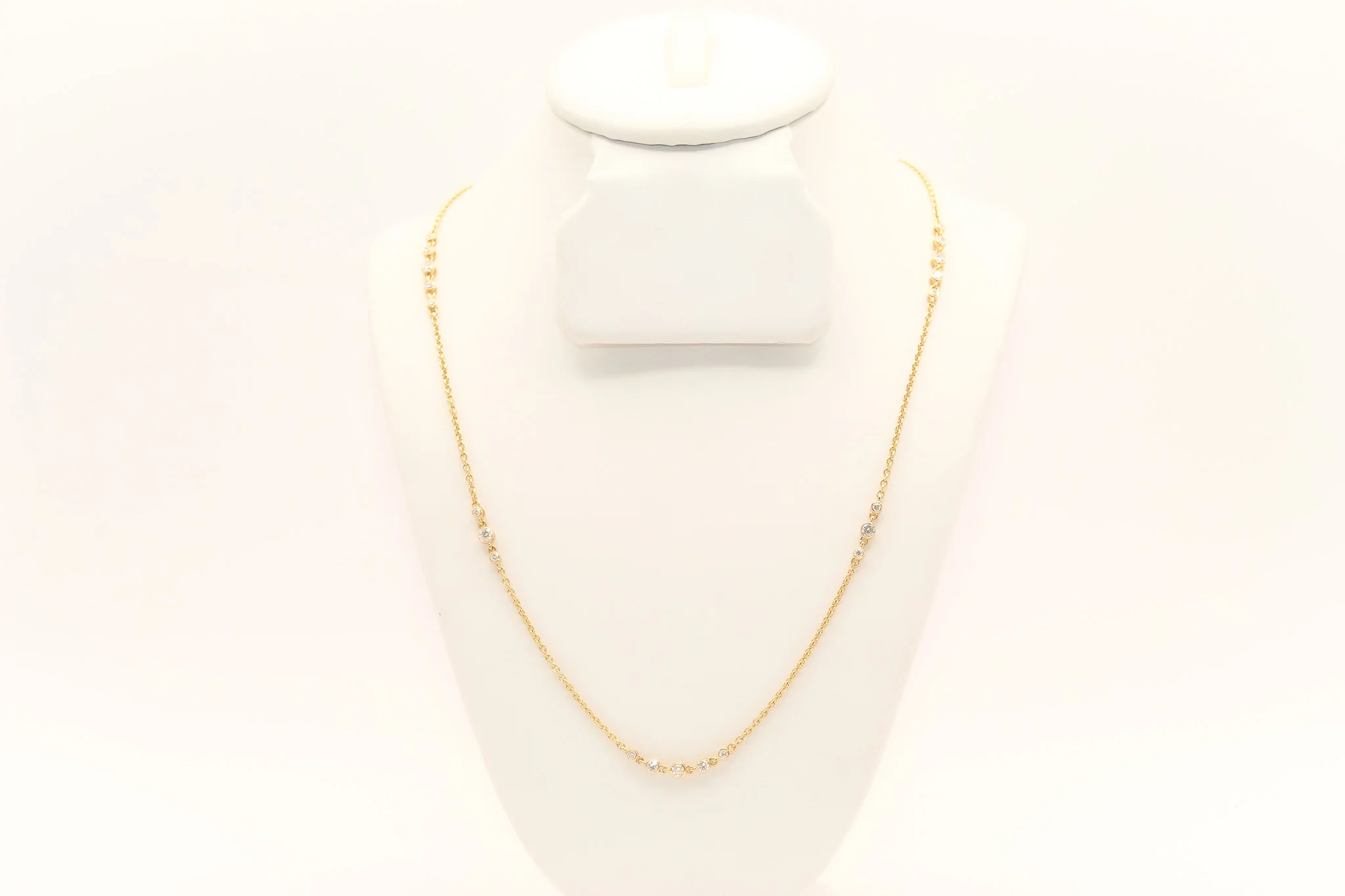 18K Gold Diamond Necklace