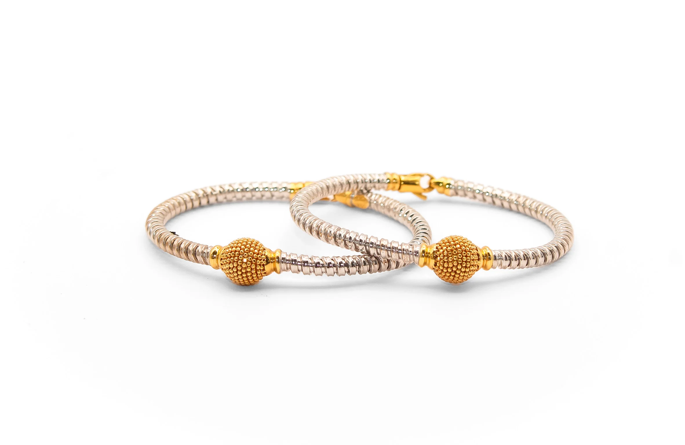 18K Two Tone Bracelets
