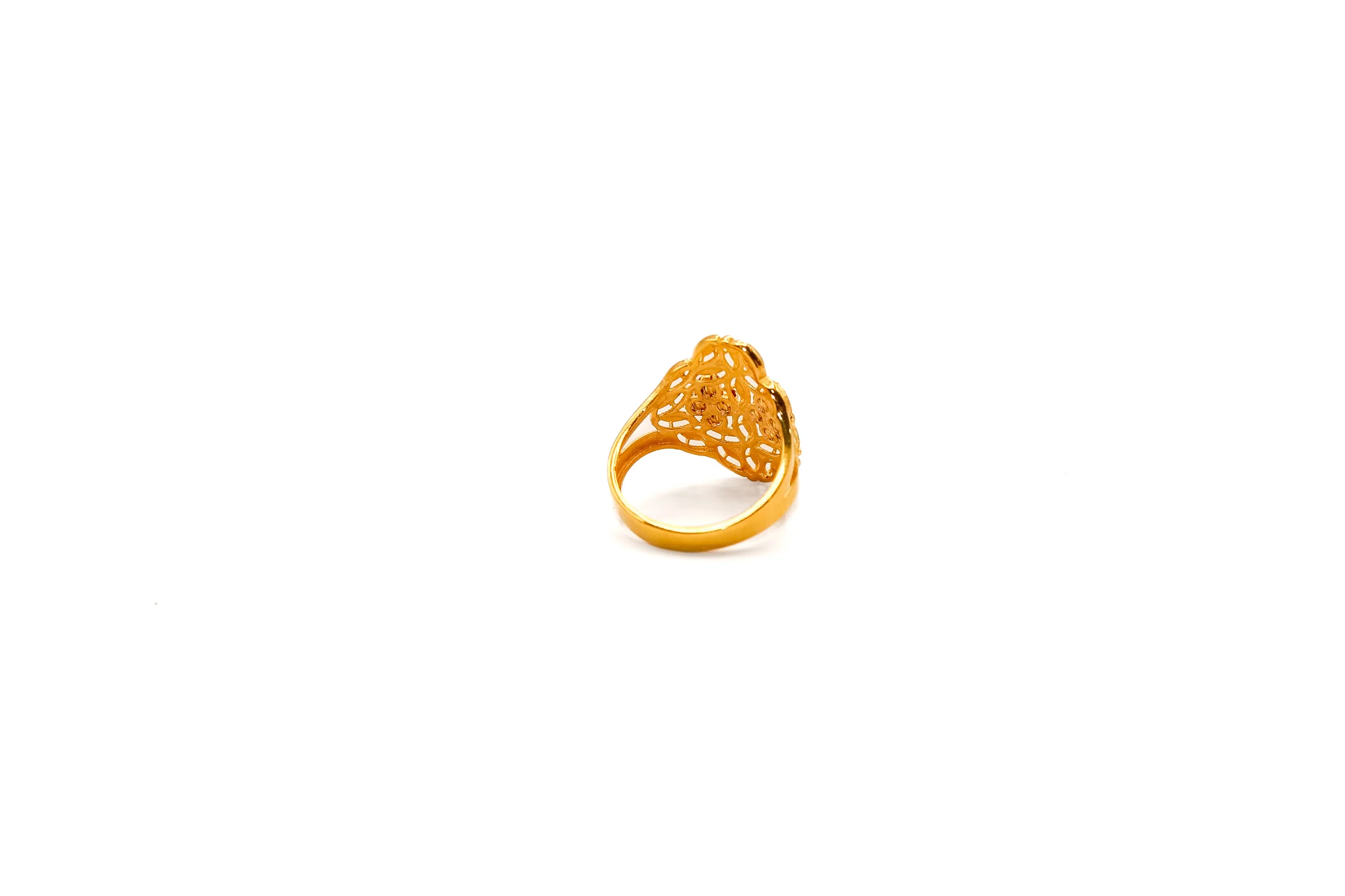 21K Gold Bead Ring - Image 2