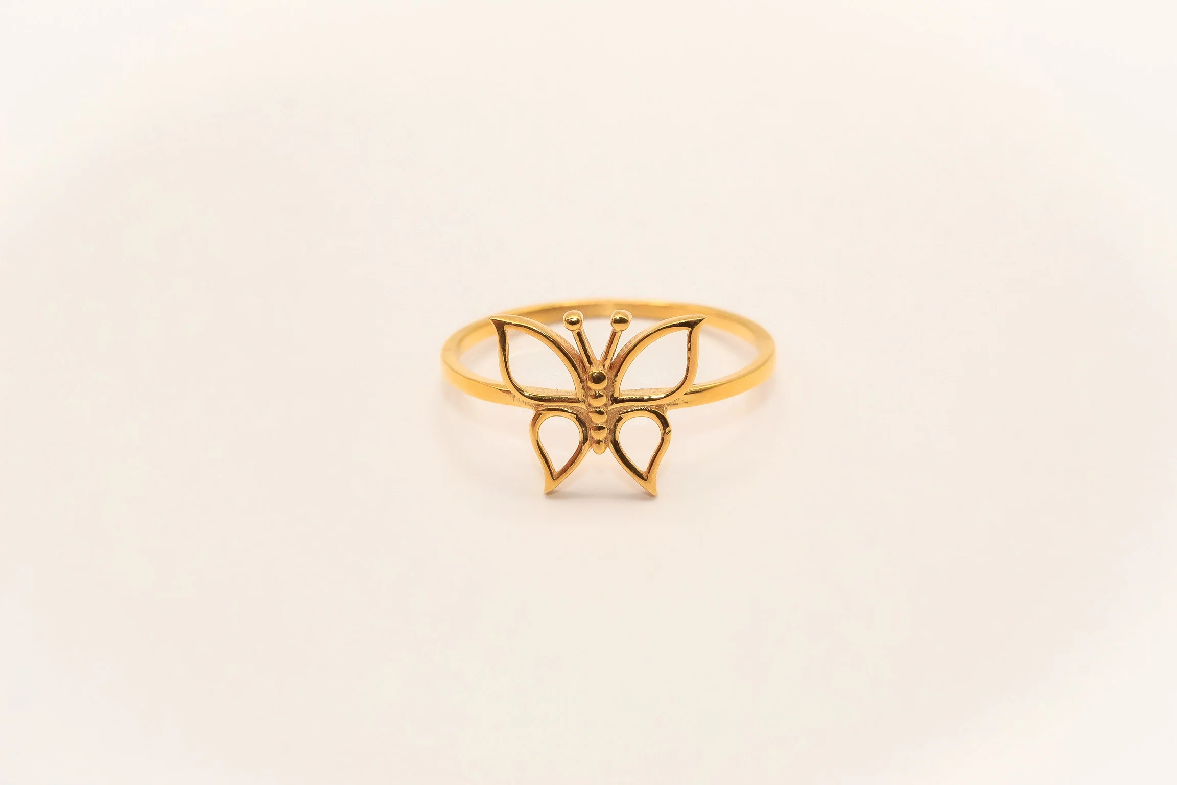 21K Gold Butterfly Ring