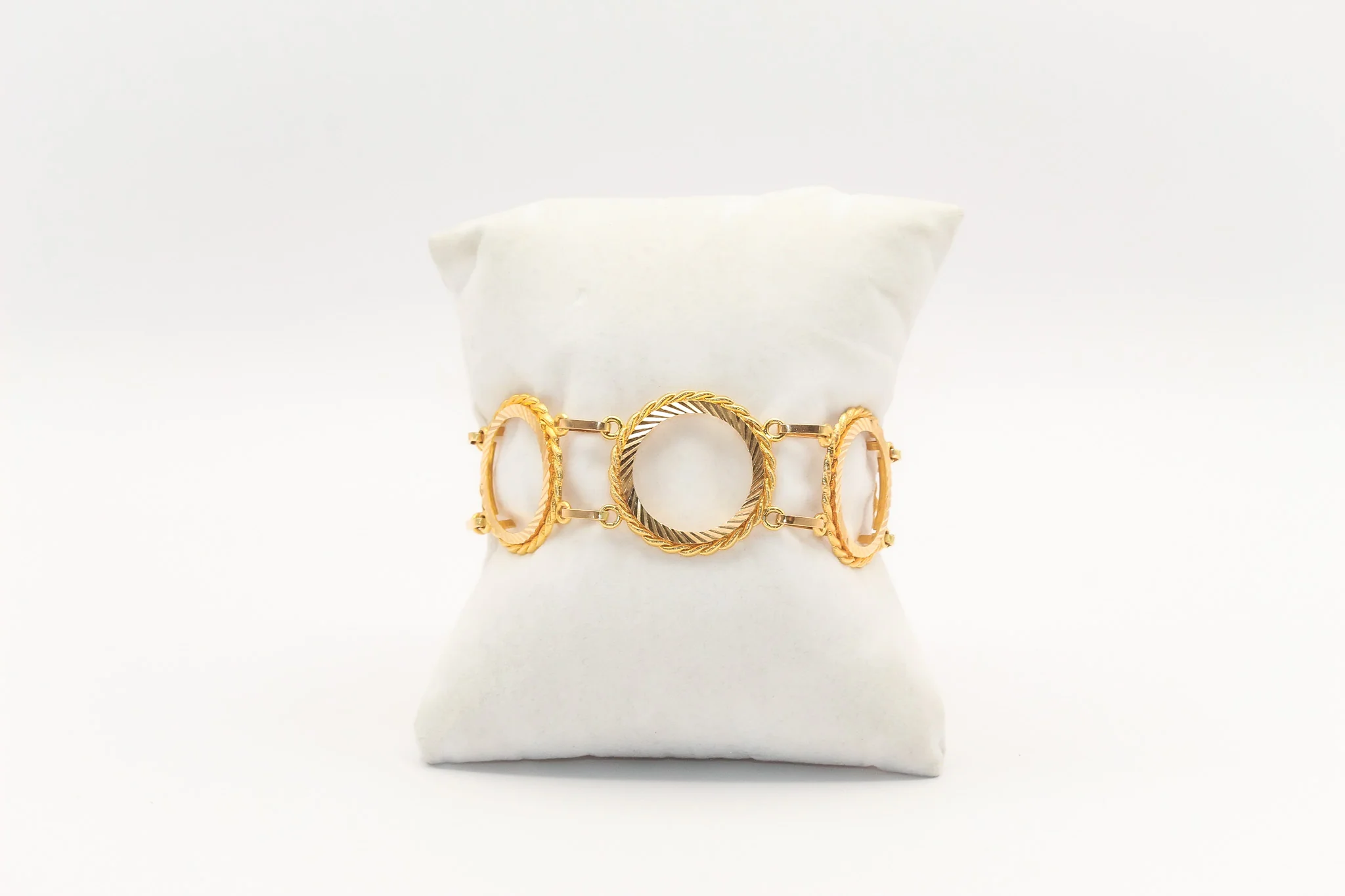 21K Gold 6 Coin Bracelet