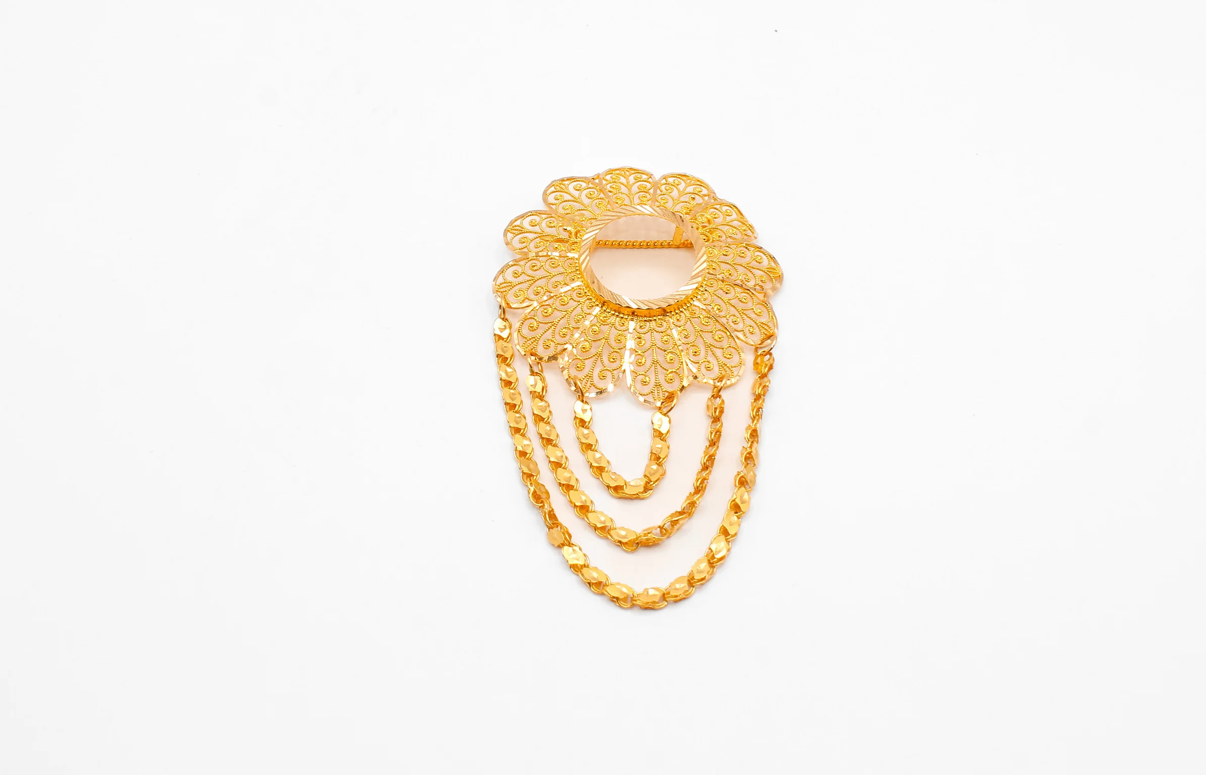 21K Gold Coin Pin