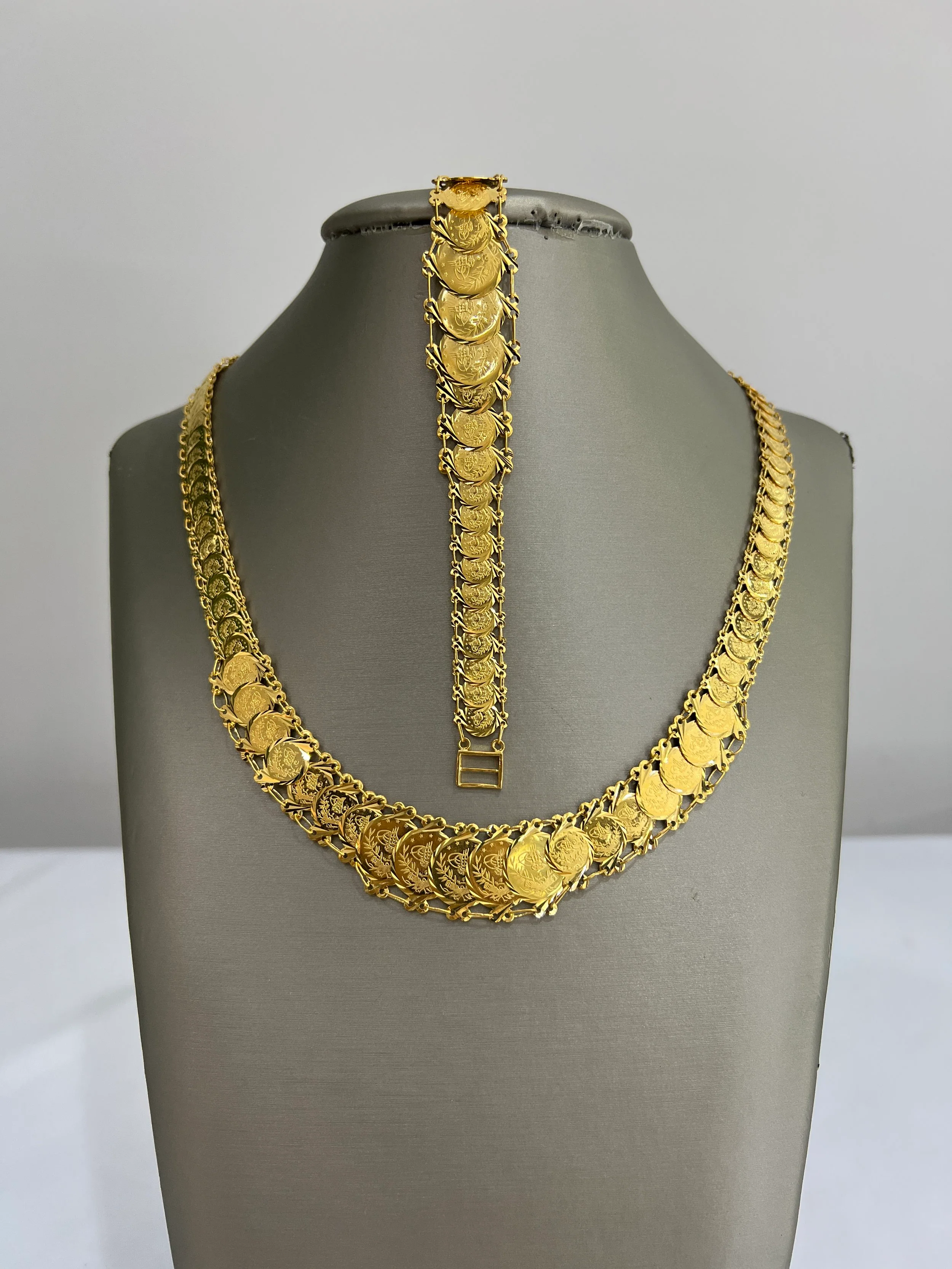 21K Gold Coin Graduated Set