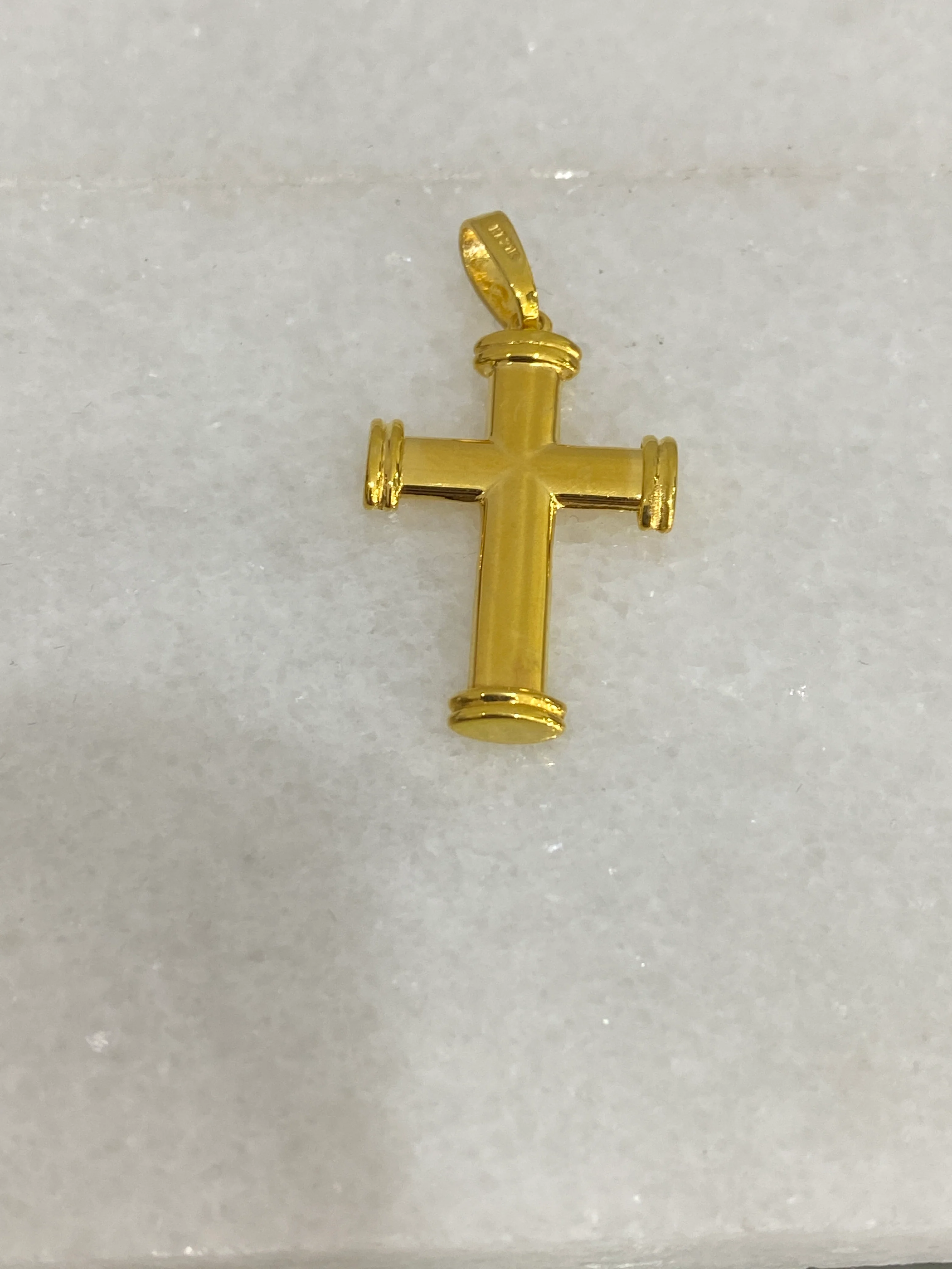 21K Gold Cross Pendant