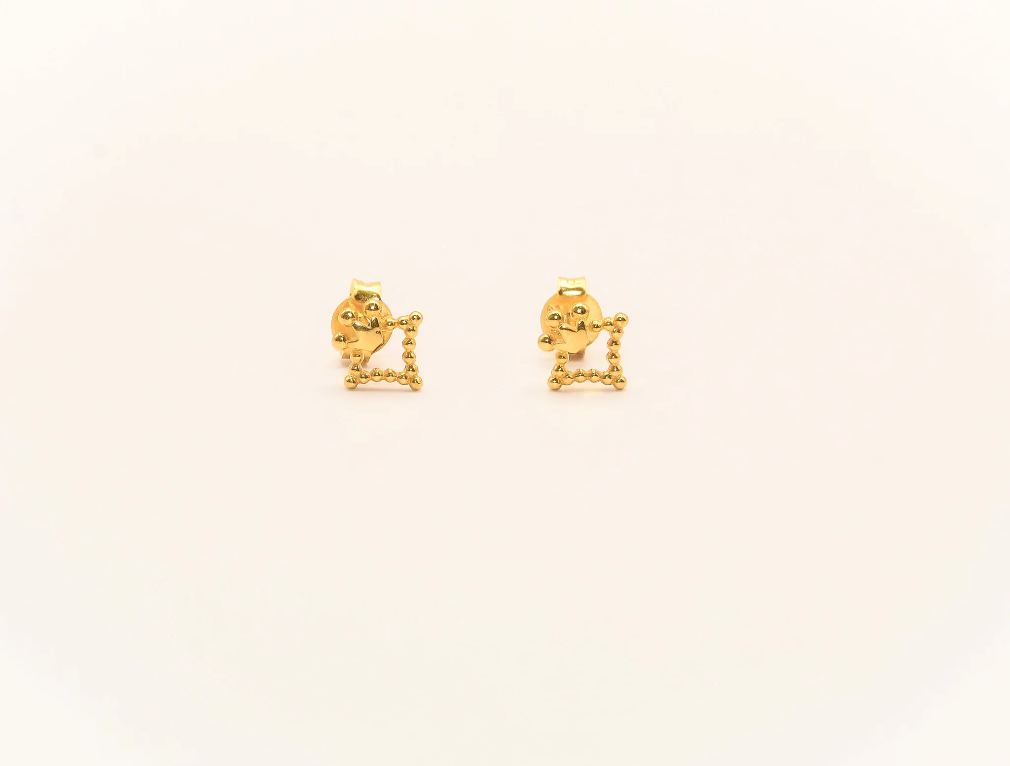 21K Gold Crown Kids Earring
