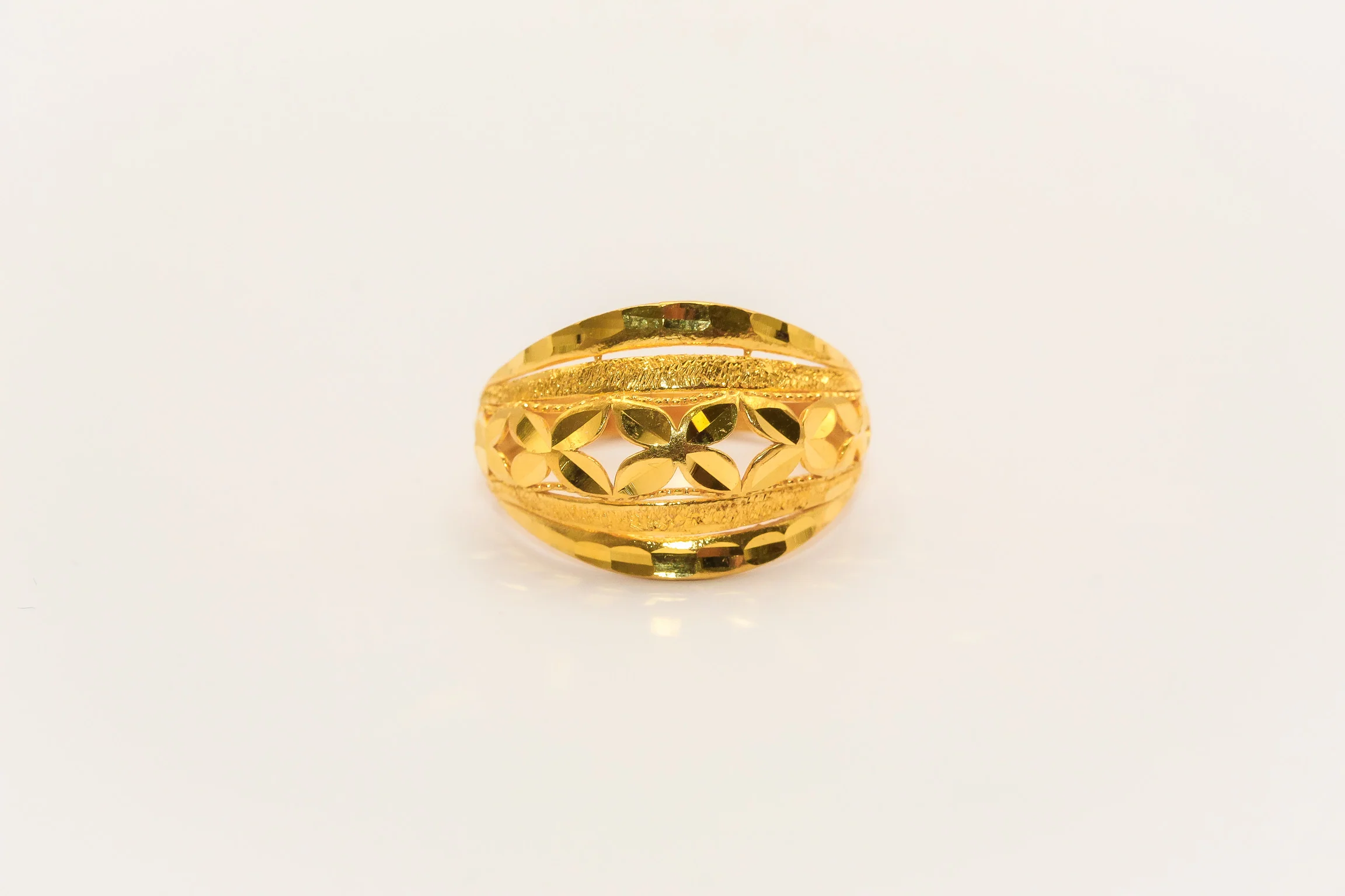 21K Gold Dome Ring