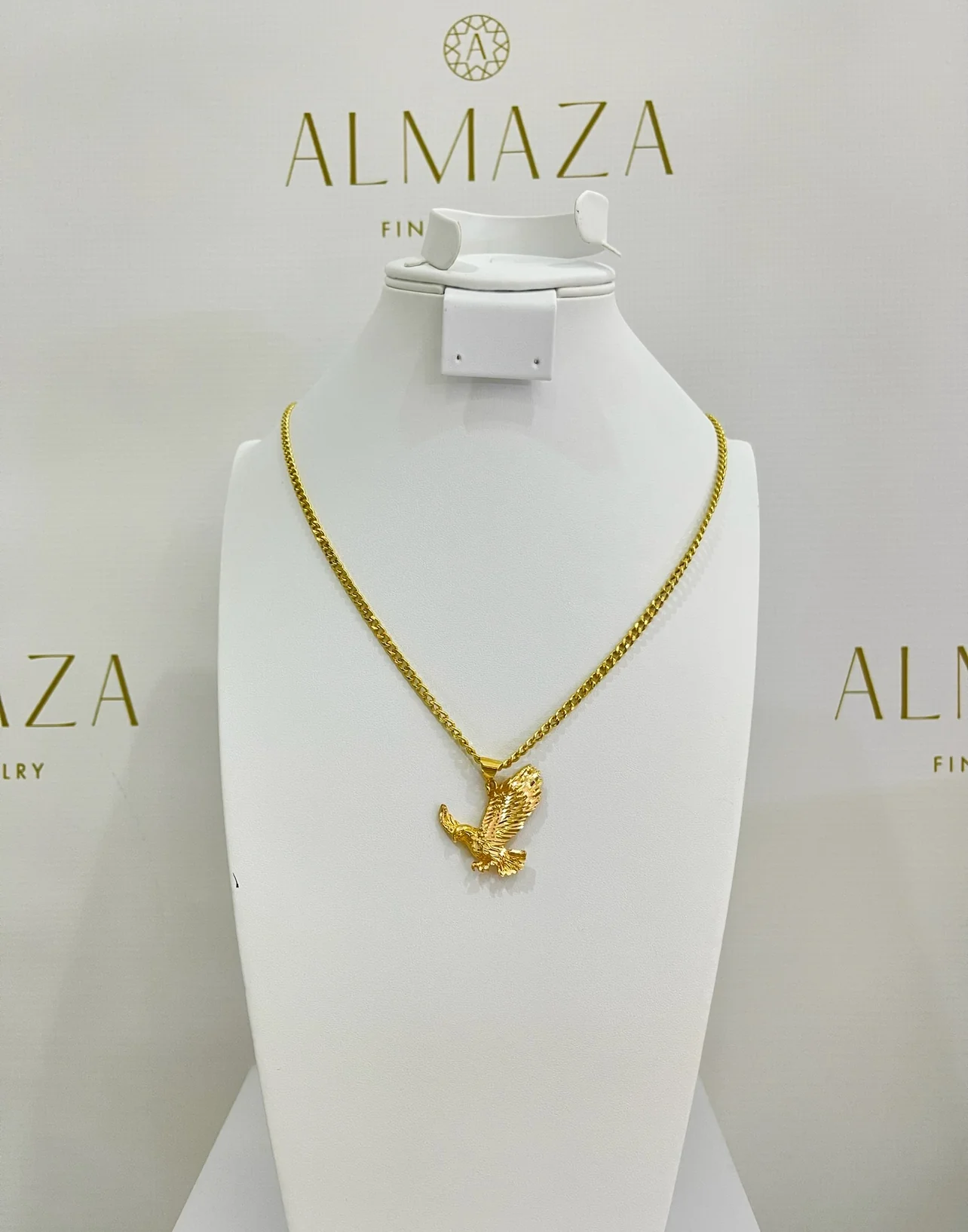 21K Gold Eagle Pendant - Image 2