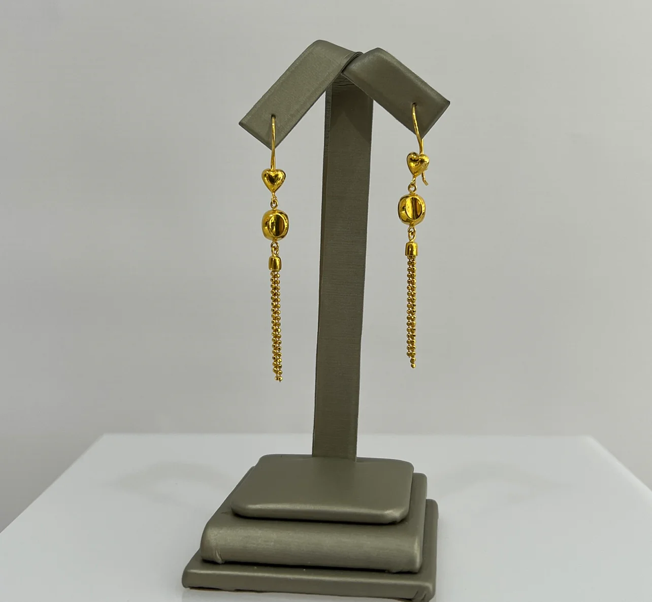 21K Gold Earrings - Image 2