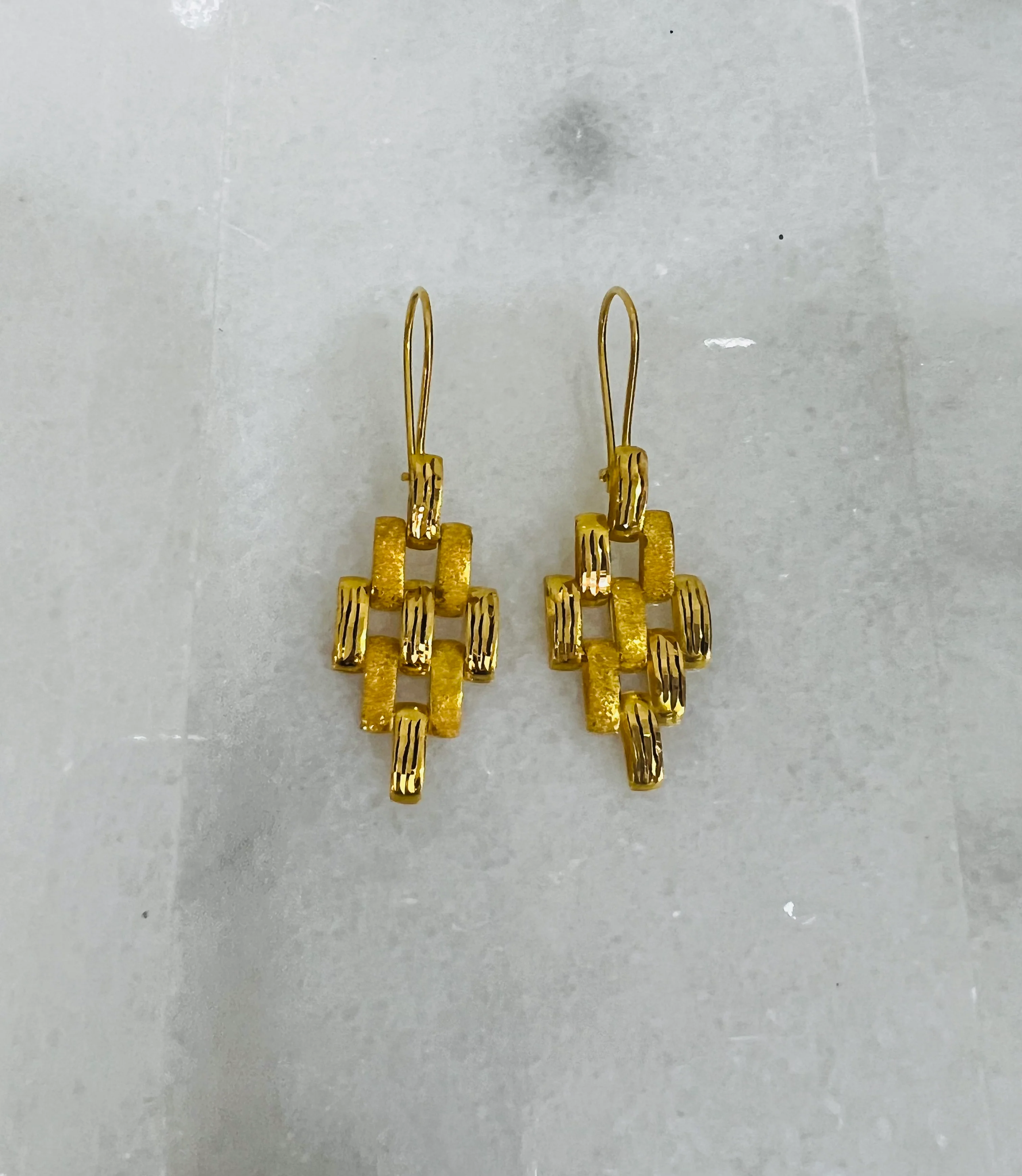 21K Gold Earrings