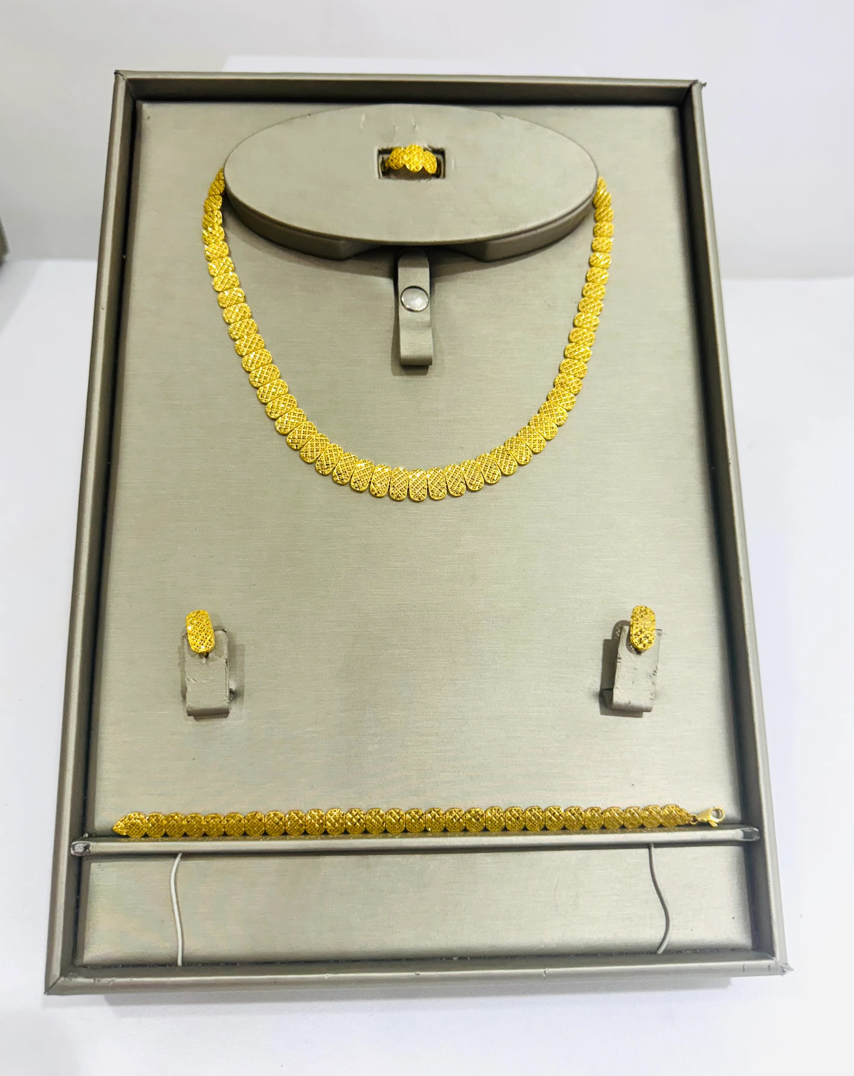 21K Gold Engagement Set
