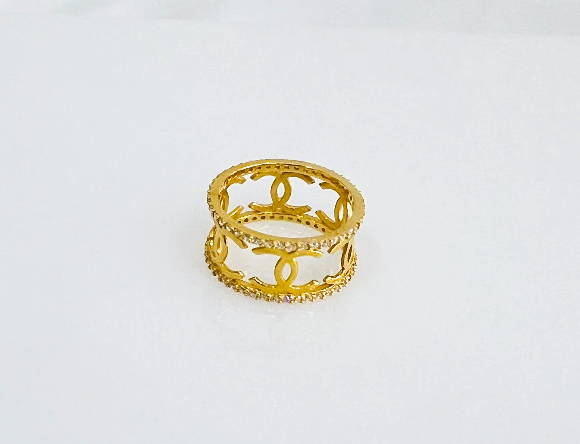 21K Gold Eternity Band