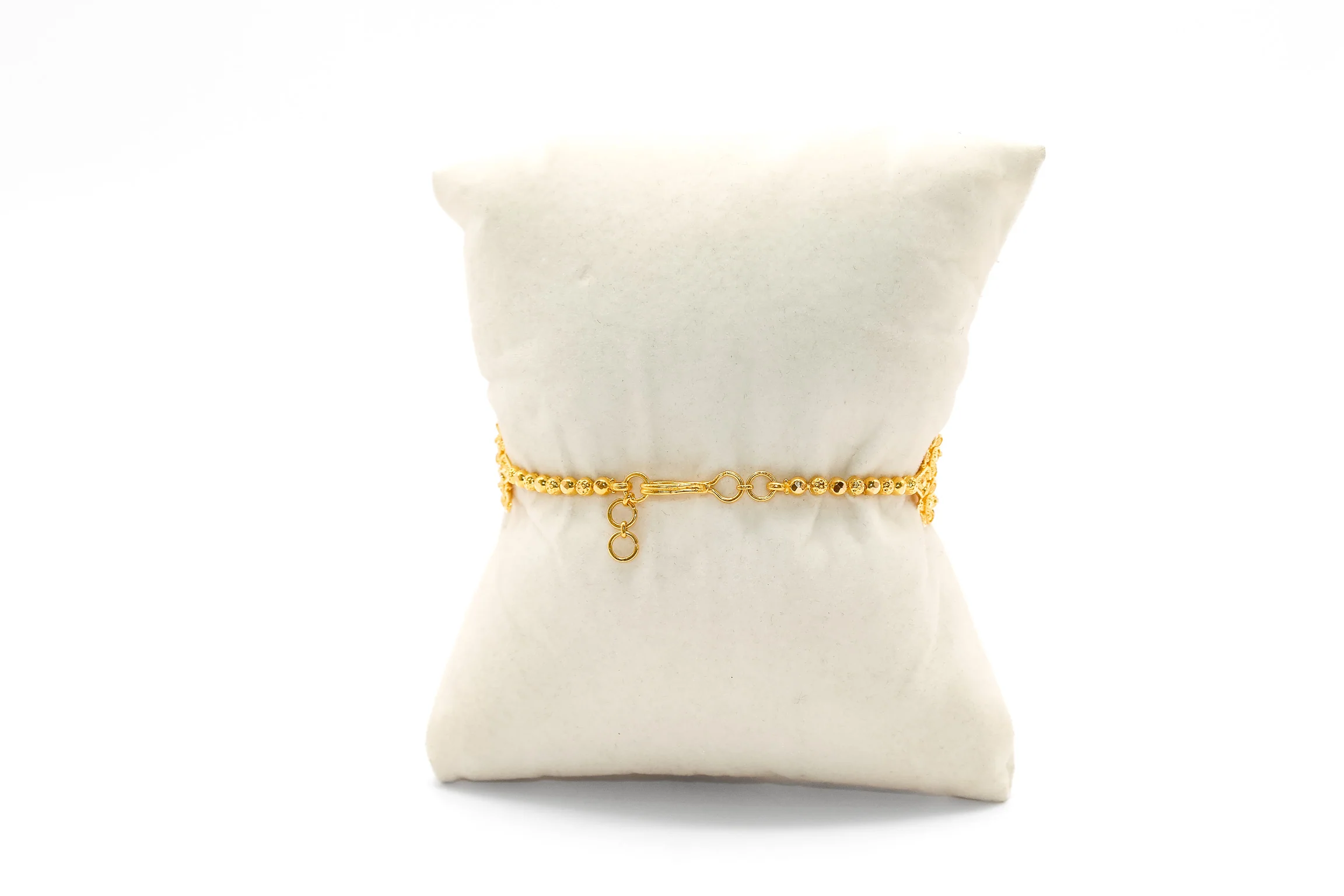 21K Gold Flower Bracelet - Image 2