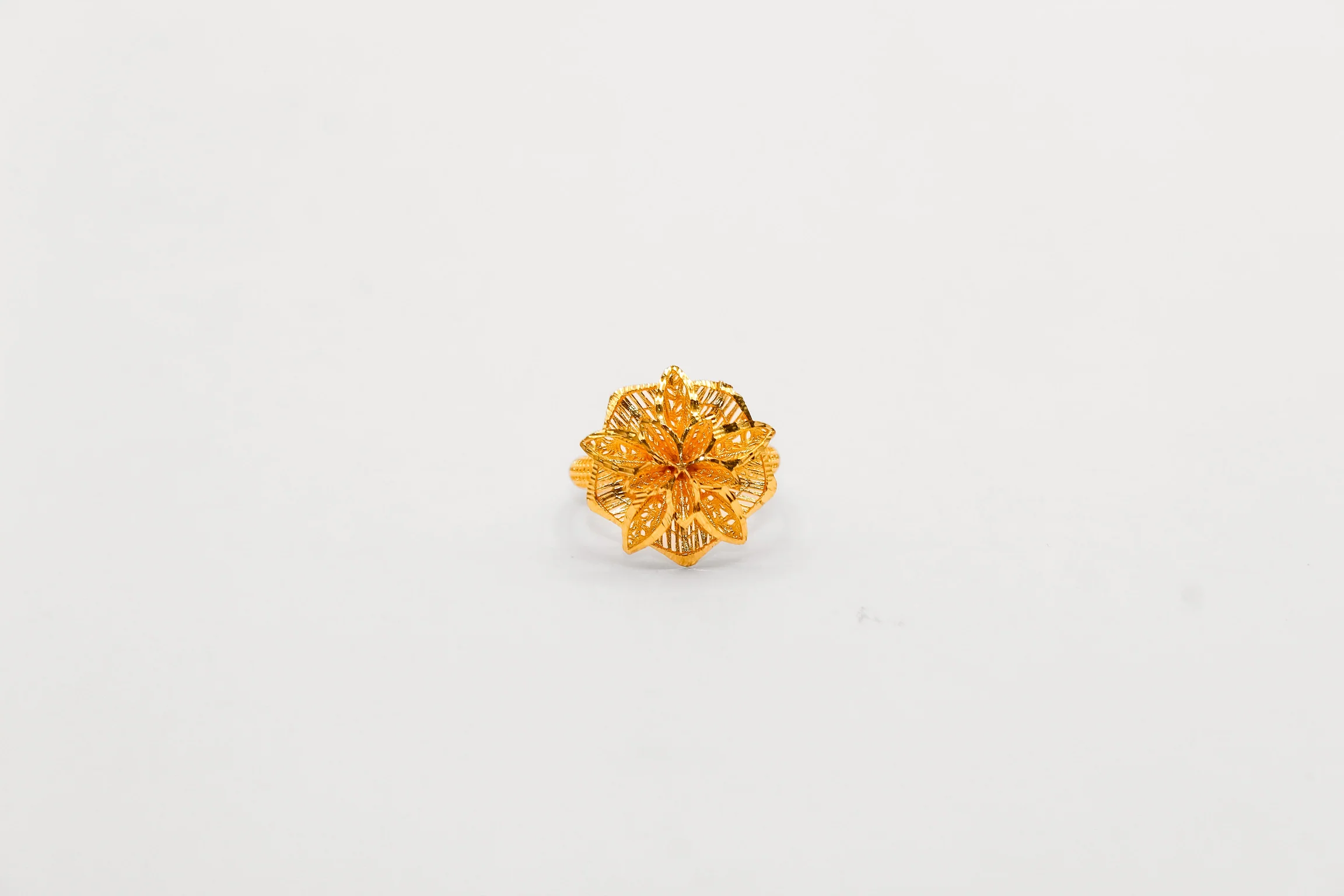 21K Gold Flower Ring