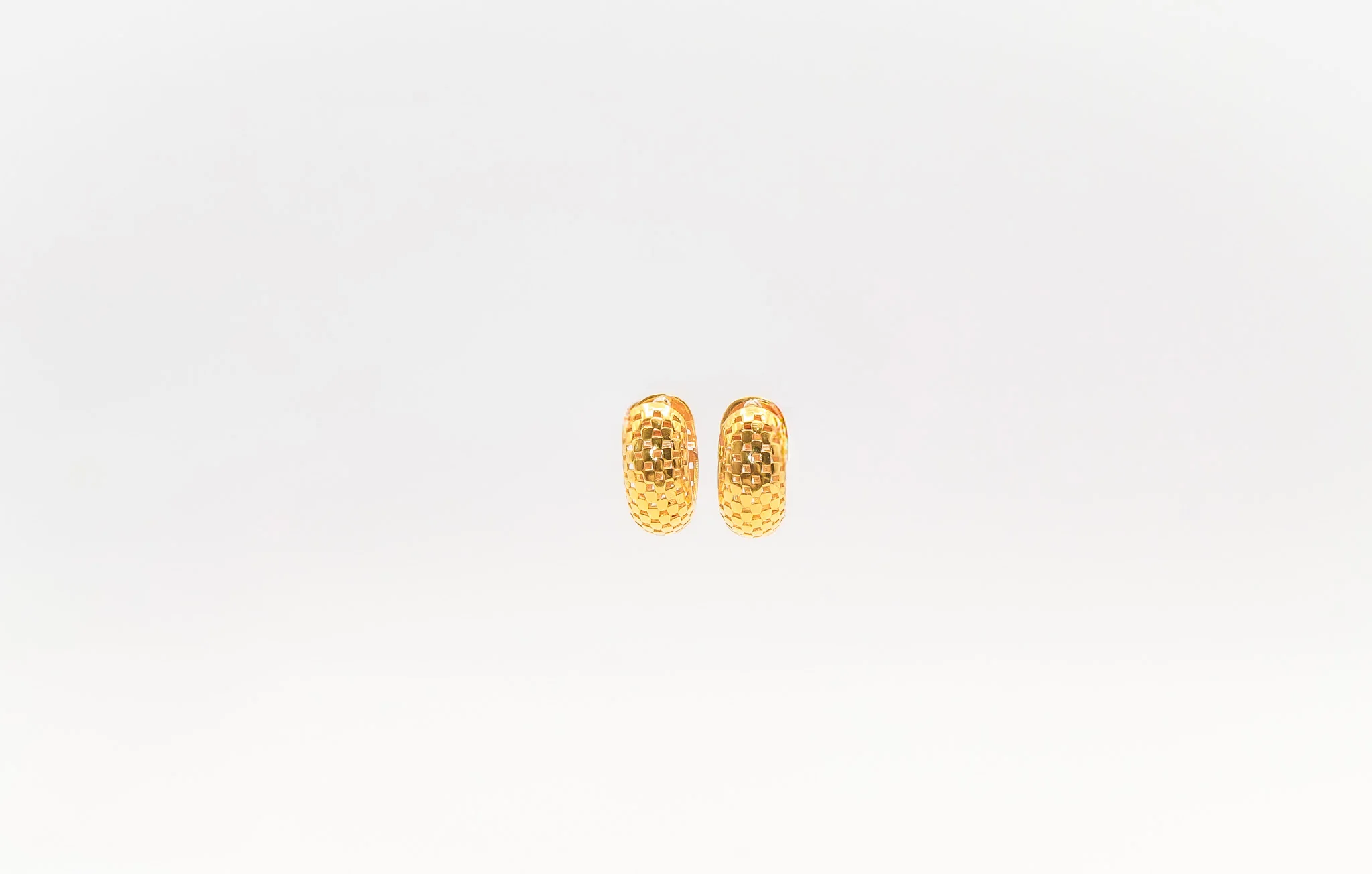 21K Gold Huggies Earrings