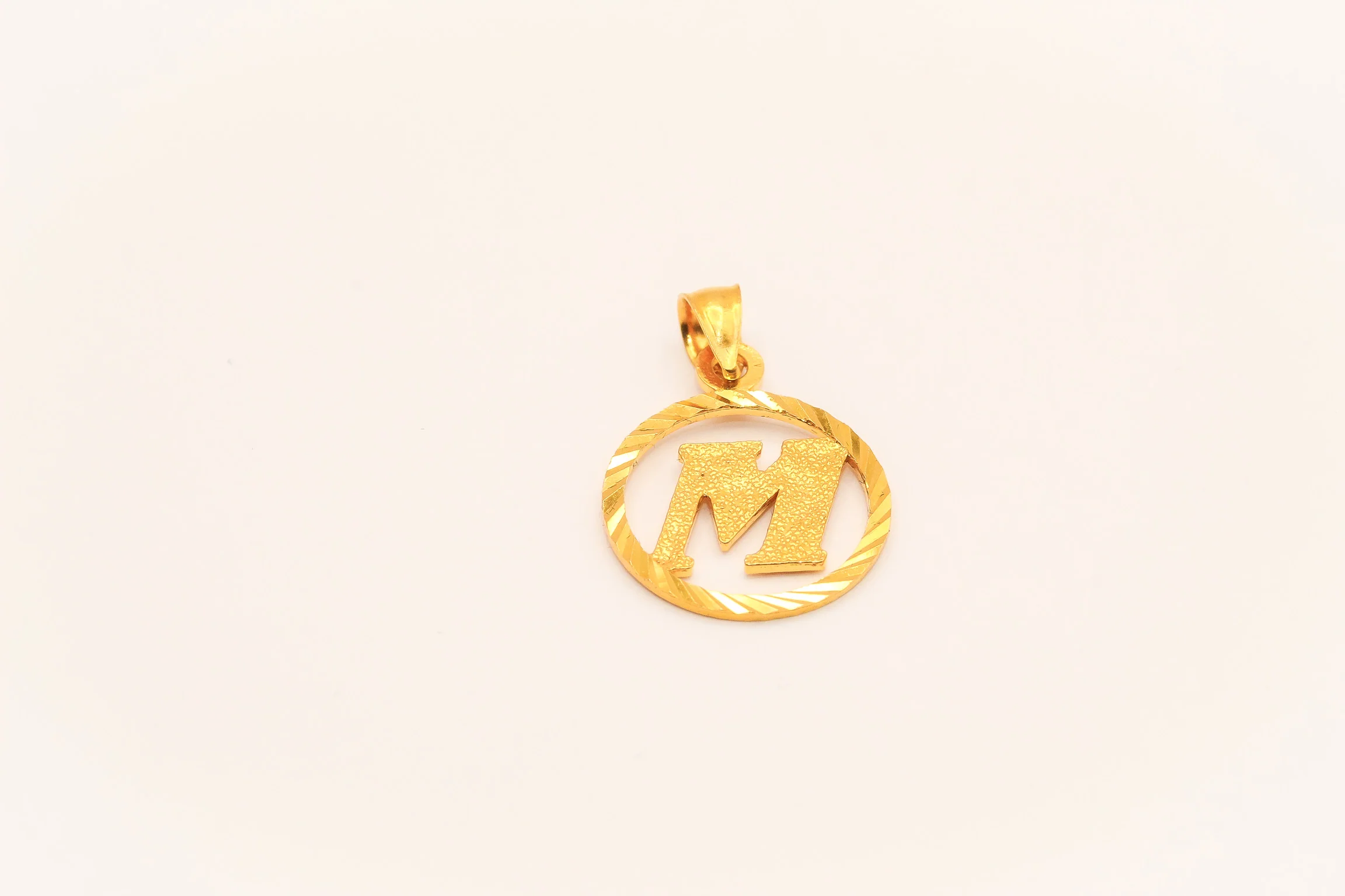 21K Gold Initial Pendants - Image 3