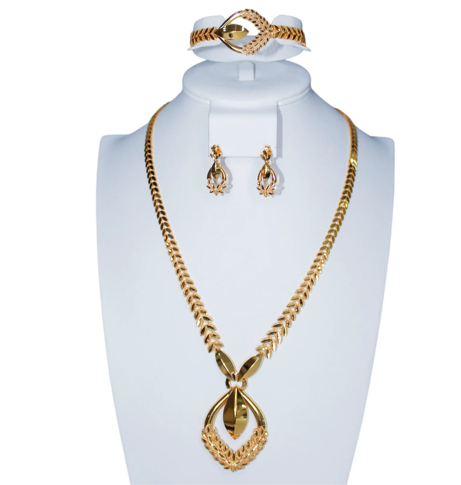 21K Gold Leaf Motif Set