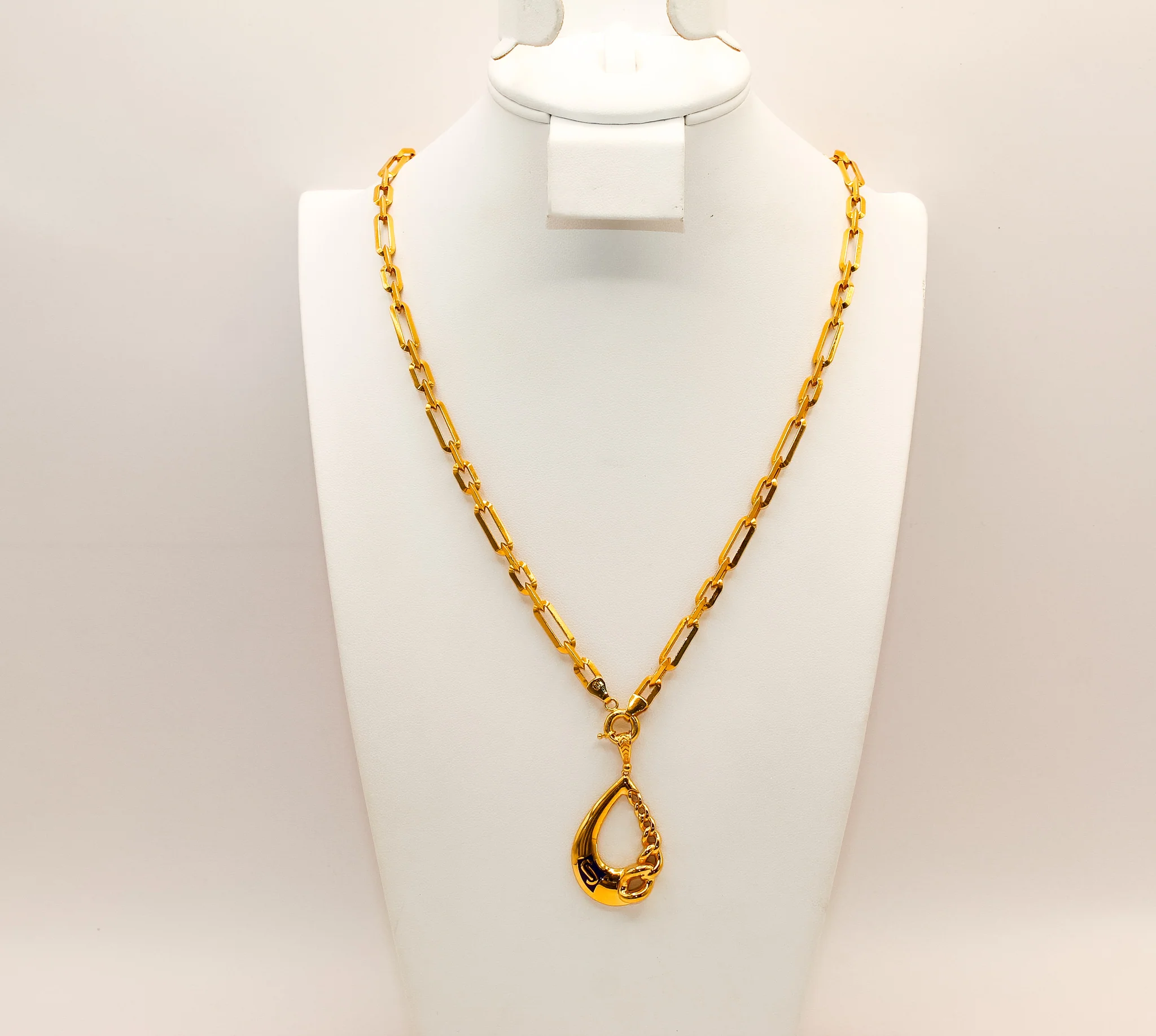 21K Gold Link Necklace