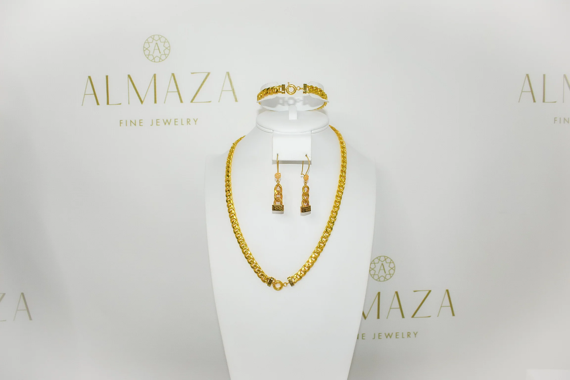 21K Gold Link Set
