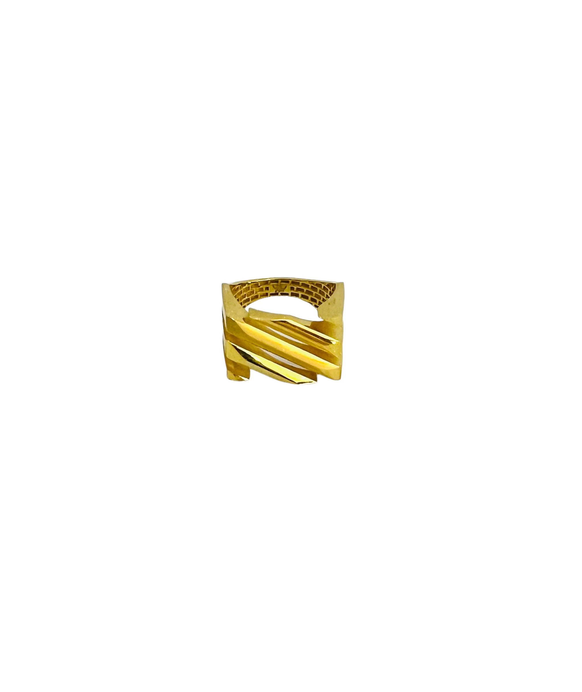 21K Gold Modern Ring - Image 2