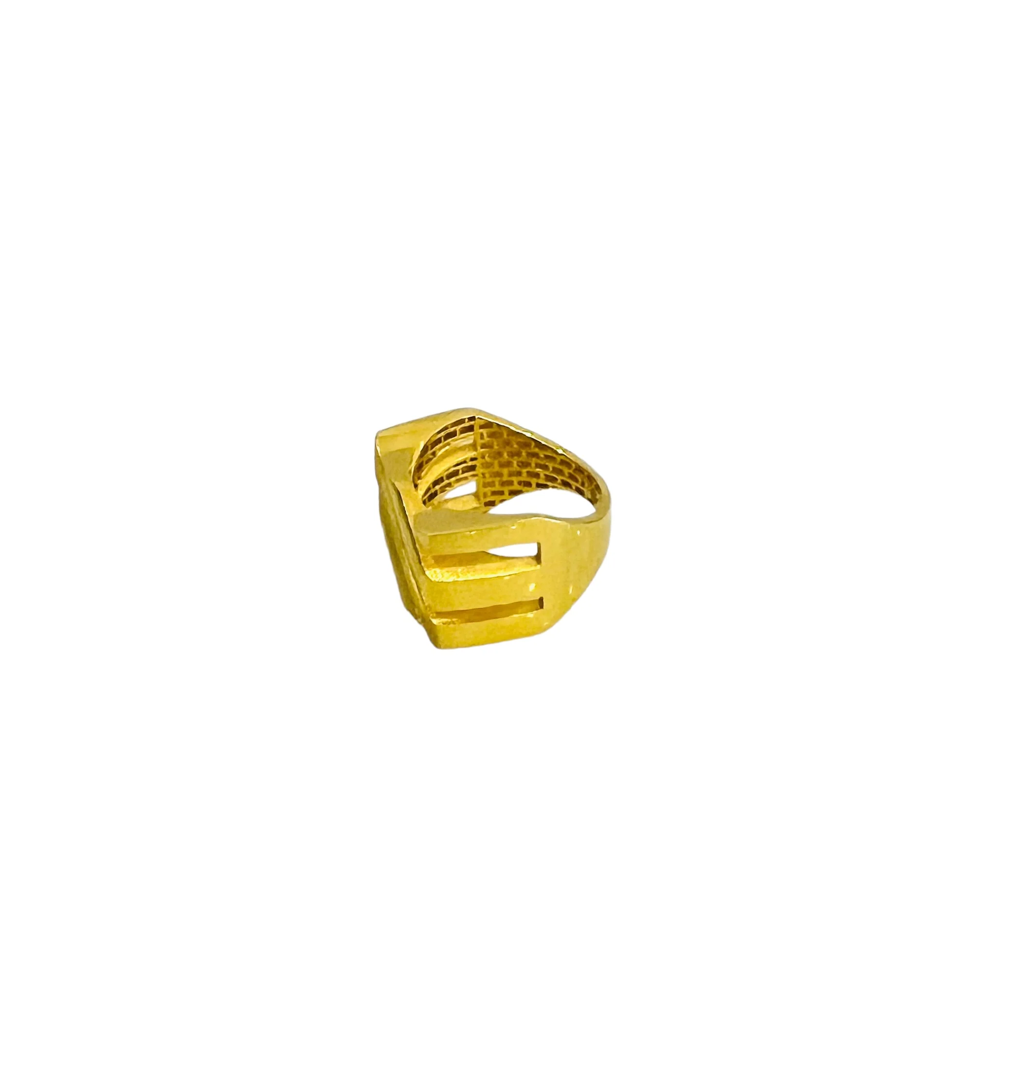 21K Gold Modern Ring - Image 3