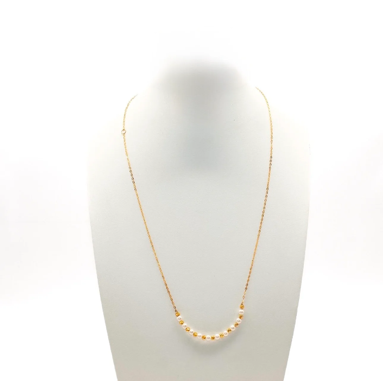 21K Gold Pearl Half Set