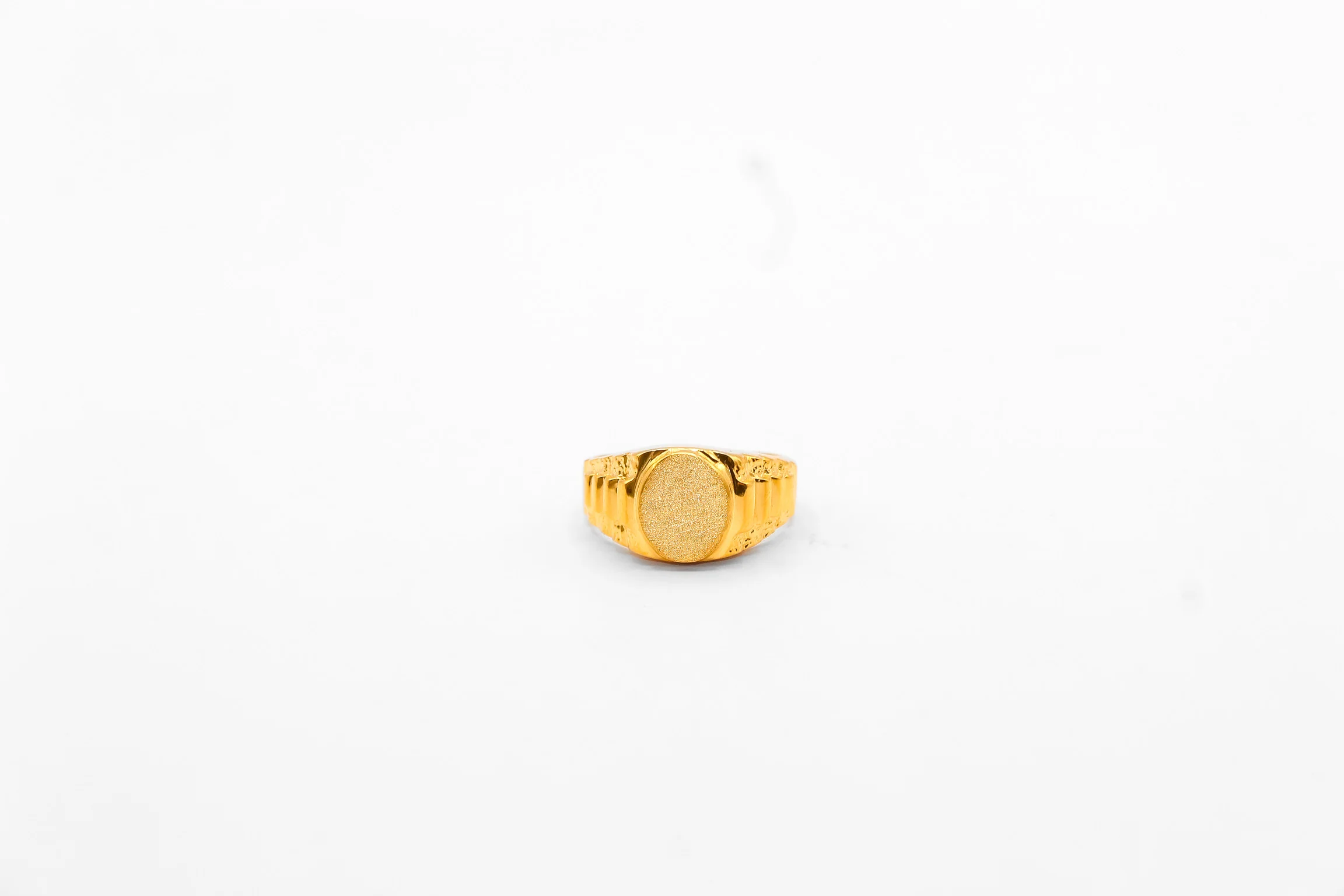 21K Gold Signet Ring
