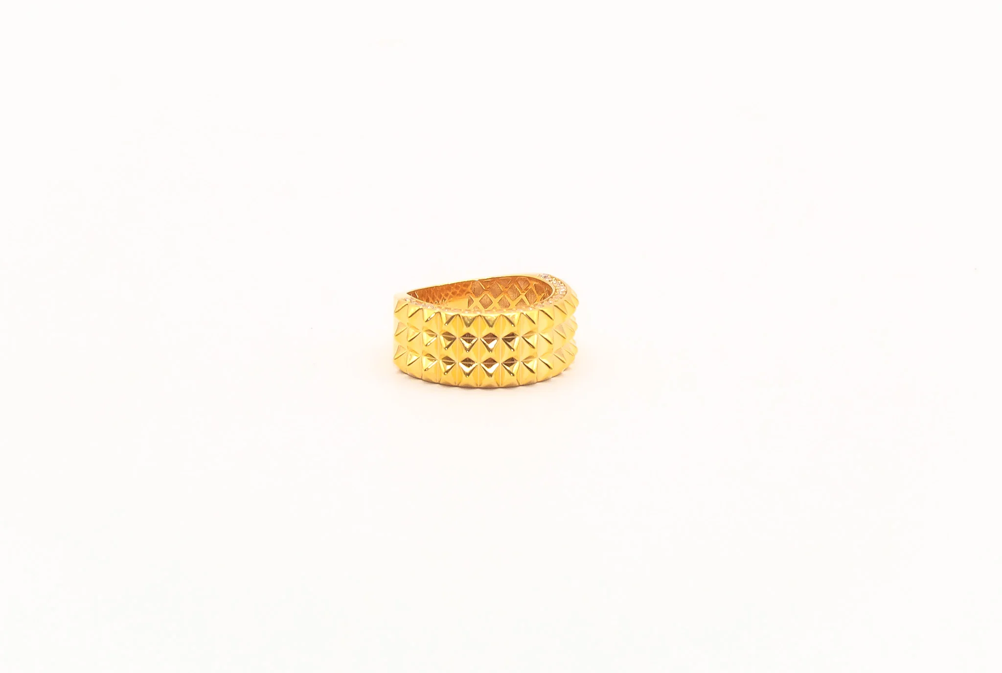 21K Gold Spike Ring