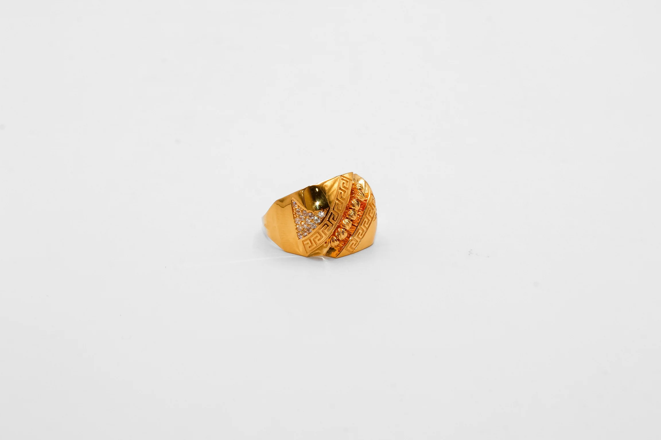21K Gold Square Design Ring