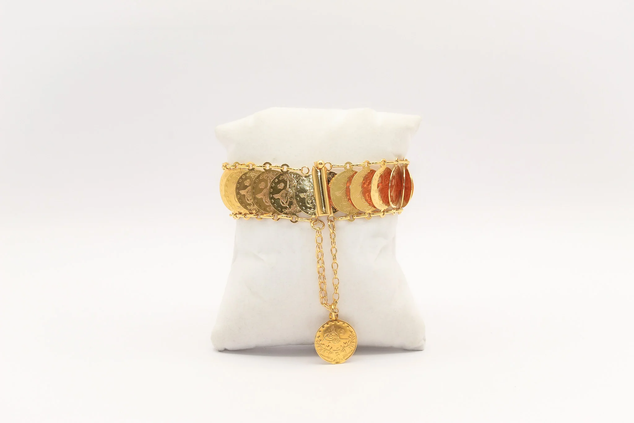 21K Gold Turkish Coin Bracelet - Image 2