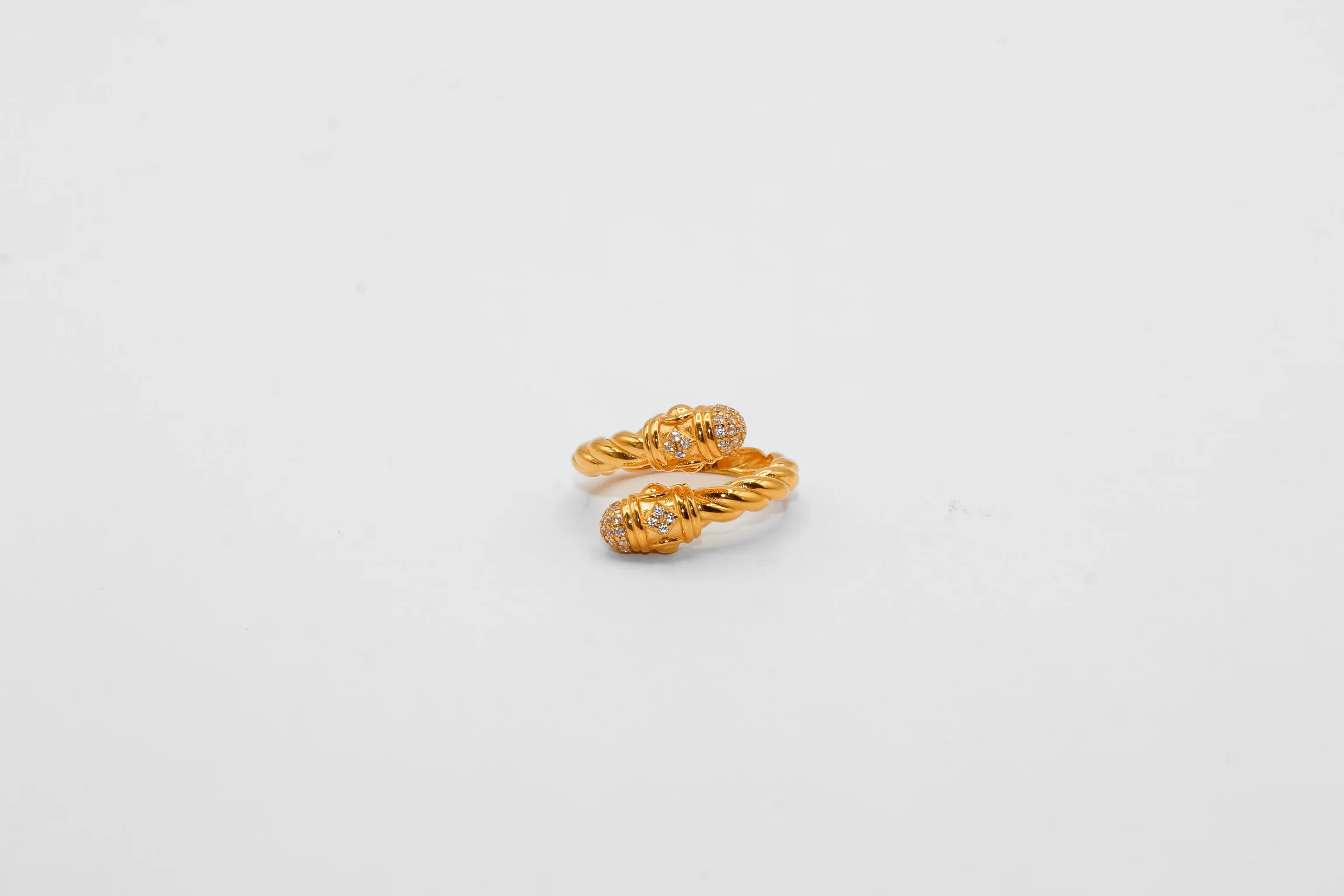 21K Gold Twist Ring