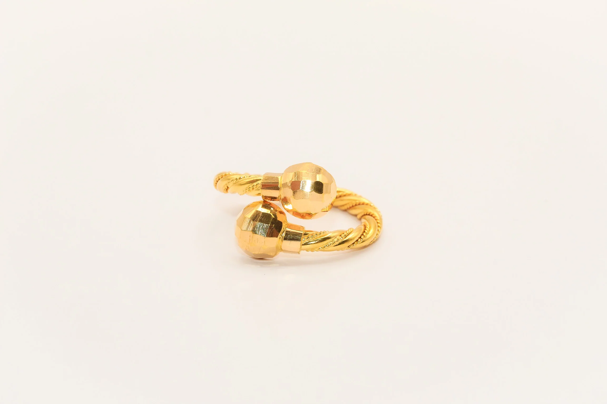 21K Gold Twist Ring