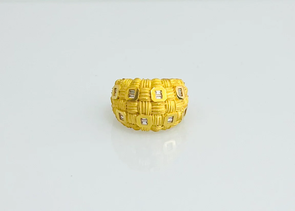 21K Gold Dome Ring