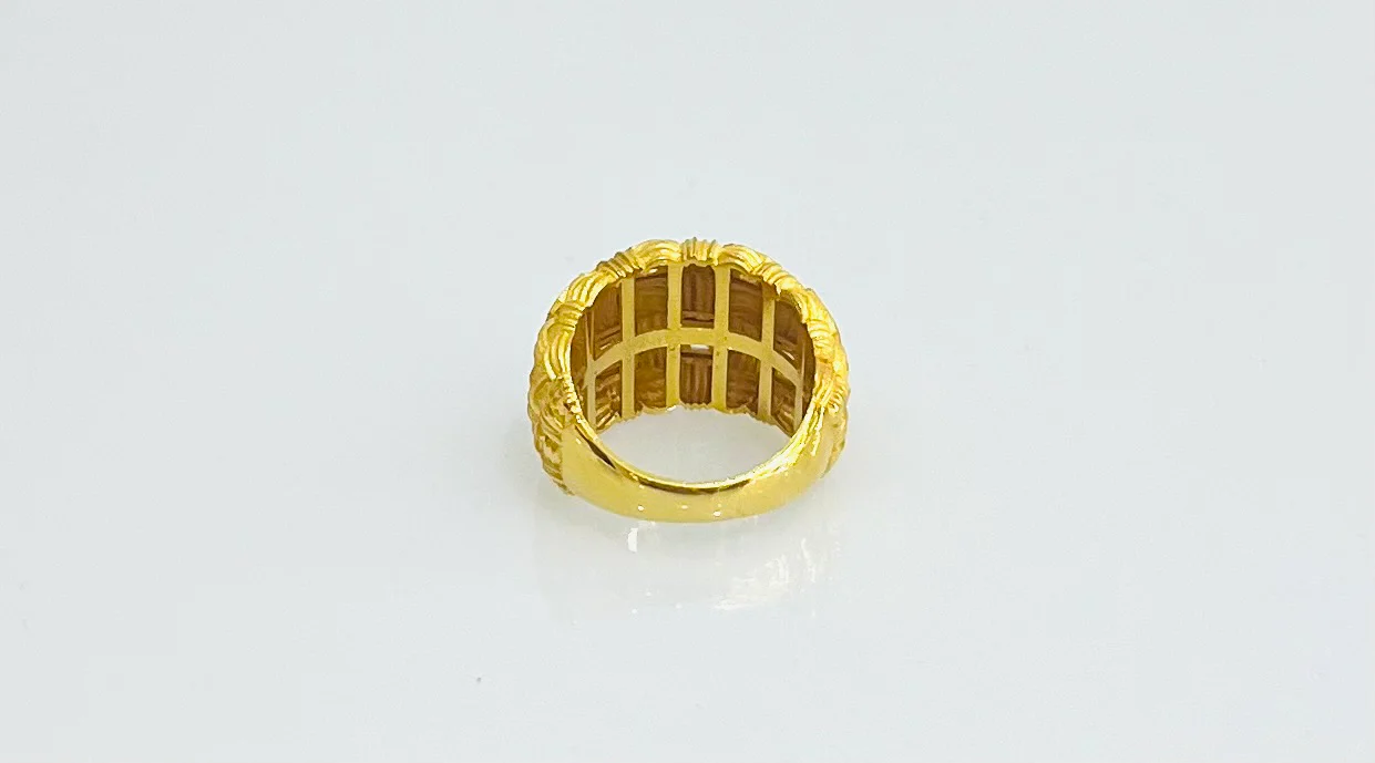 21K Gold Dome Ring - Image 3